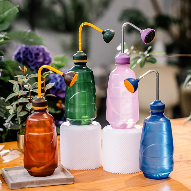 Compact Bonsai Watering Can Lightweight Plastic Watering Spout For Home Seedlings Green Plant Care