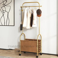 Mobile Coat Hanger Stand Wardrobe MultiAdjustable Clothes Outdoor Rack Shoe Wheels Balcony Arara De Roupa Hotel Accessories