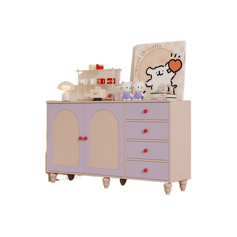 

Dopamine French chest bedside locker cream wind drawer multifunctional bedroom storage cabinet