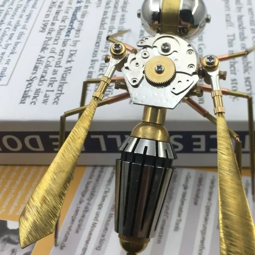 

Steampunk Mechanical Insect Fighter Bee Handmade Crafts Ornament - Finished Product