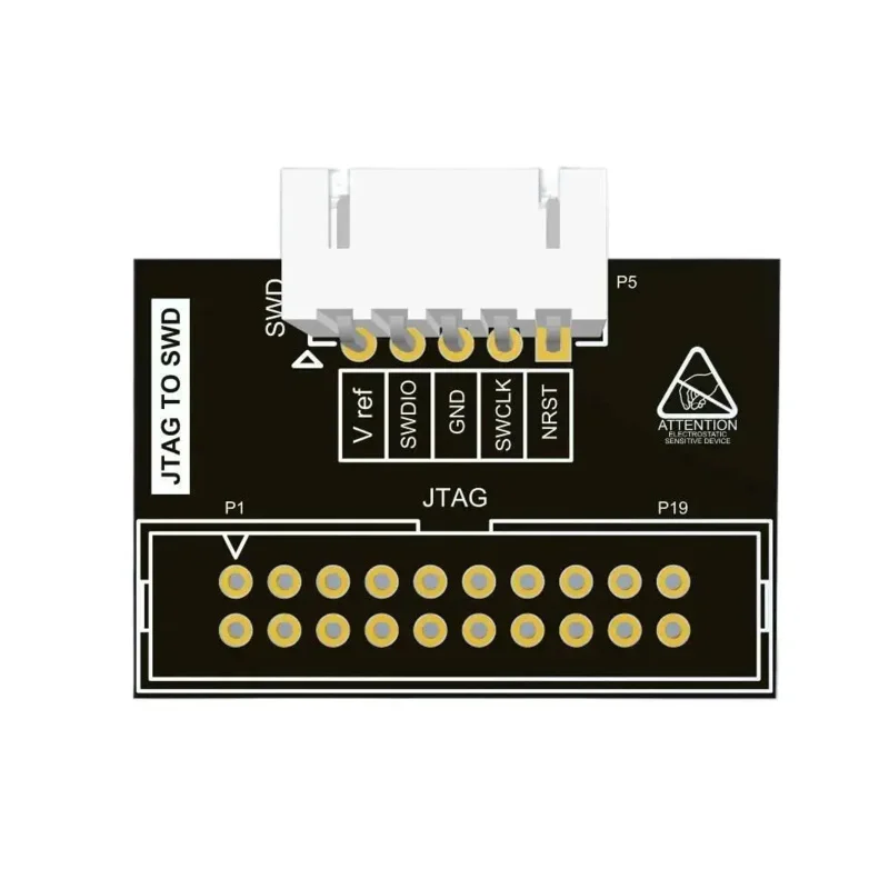 

JLINK V9 10 11 SWD 5P adapter board JTAG 20P to SWD 5P 2.54MM pitch 5-pin accessories