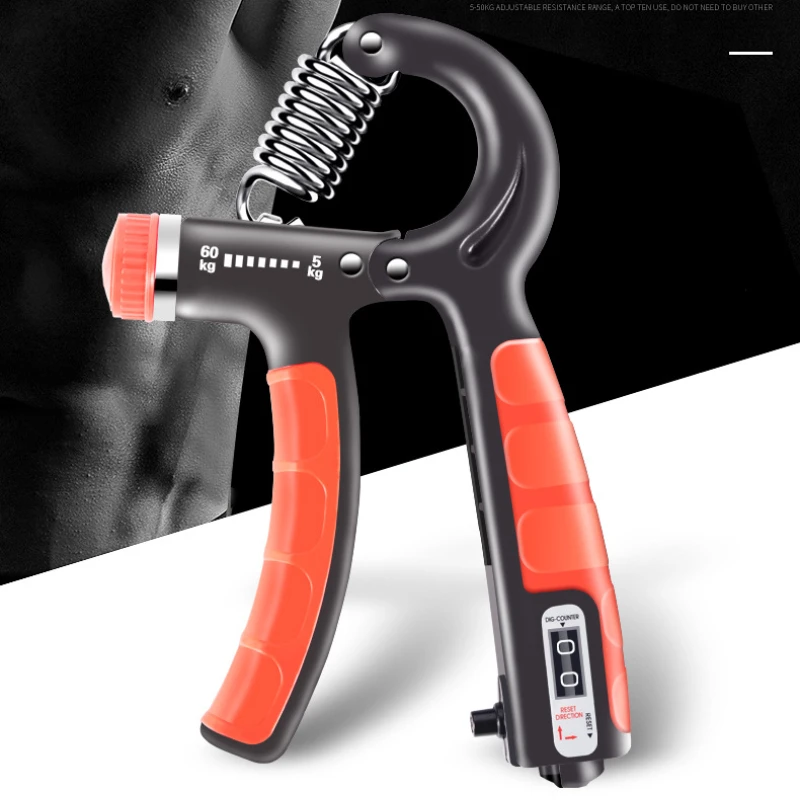 5-60Kg Adjustable Heavy Gripper Fitness Hand Exerciser Grip Wrist Training Increase Strength Spring Finger Pinch Carpal Expander