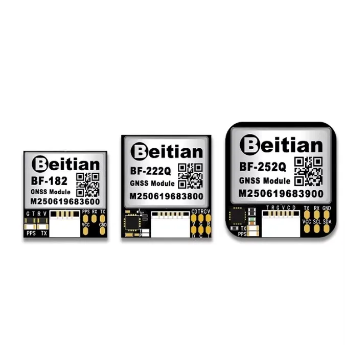 Beitian Módulo GPS Navegación de posicionamiento 2.0m CEP 0.lm/s CEP BF-182 222Q 252Q para avión FPV Dispositivo de Internet de ala fija