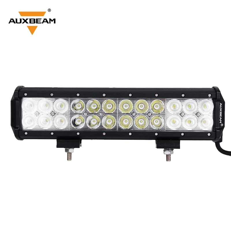 AUXBEAM 11 inch 72W LED Pod Work Light Bar 12V/24V Spot & Flood Beam Combo Fog Lights IP68 for Trucks Cars Off-road SUV