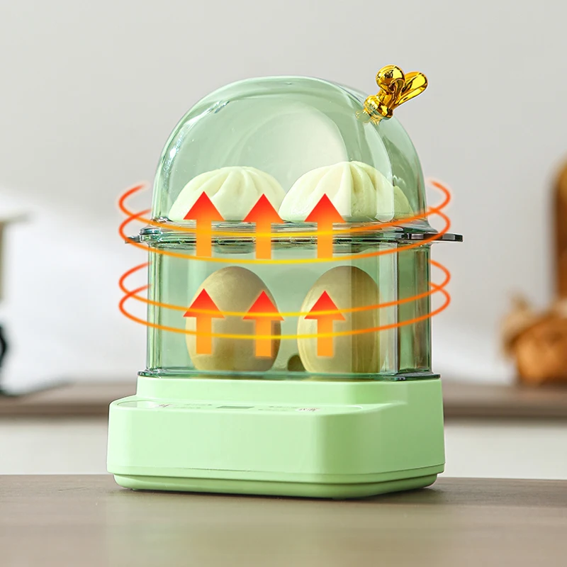 120W الكهربائية غلاي بيض التلقائي باخرة مصغرة الإفطار آلة المواقد البيض 2 البيض المحمولة باخرة التلقائي خارج السلطة 220V