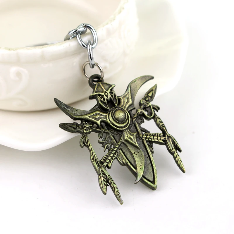 Game World Of Warcraft Keychain WOW Logo Metal Pendant Key Chain for Women Men Keyring Jewelry