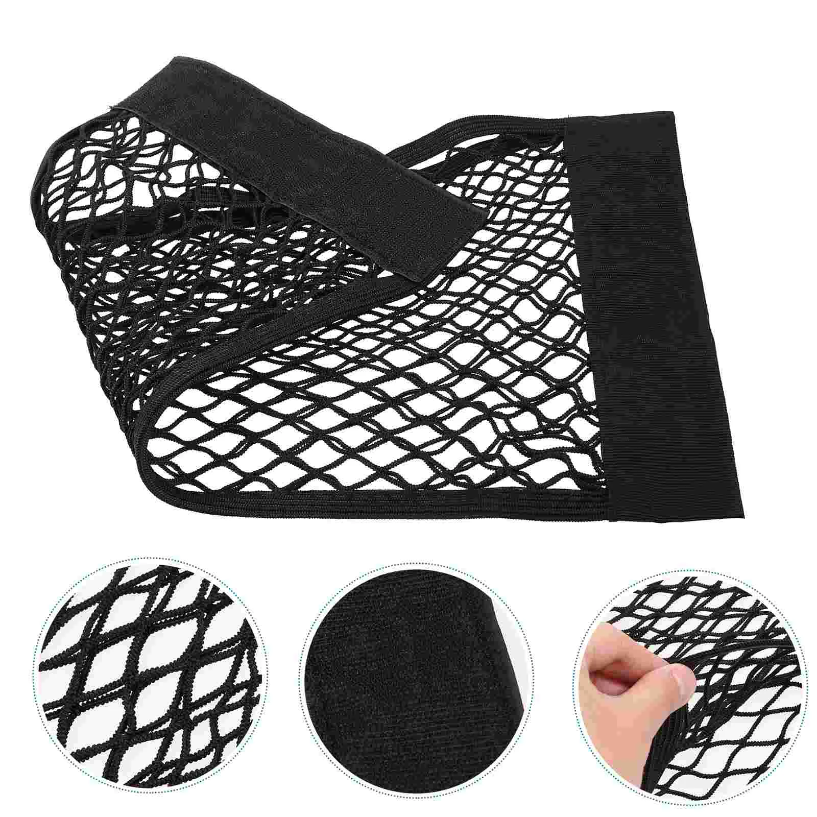 2 Pcs Storage Bags Net Car Supply Automotive Cargo Nets for Black Stuff Trunk Organizer Suv