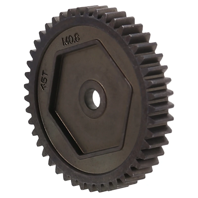 Harden Steel Spur Gear 45T 0.8M 32P 8053 11T Motor Teeth For 1/10 RC Model Crawler TRX-4 K5 TRX4 TRX-6