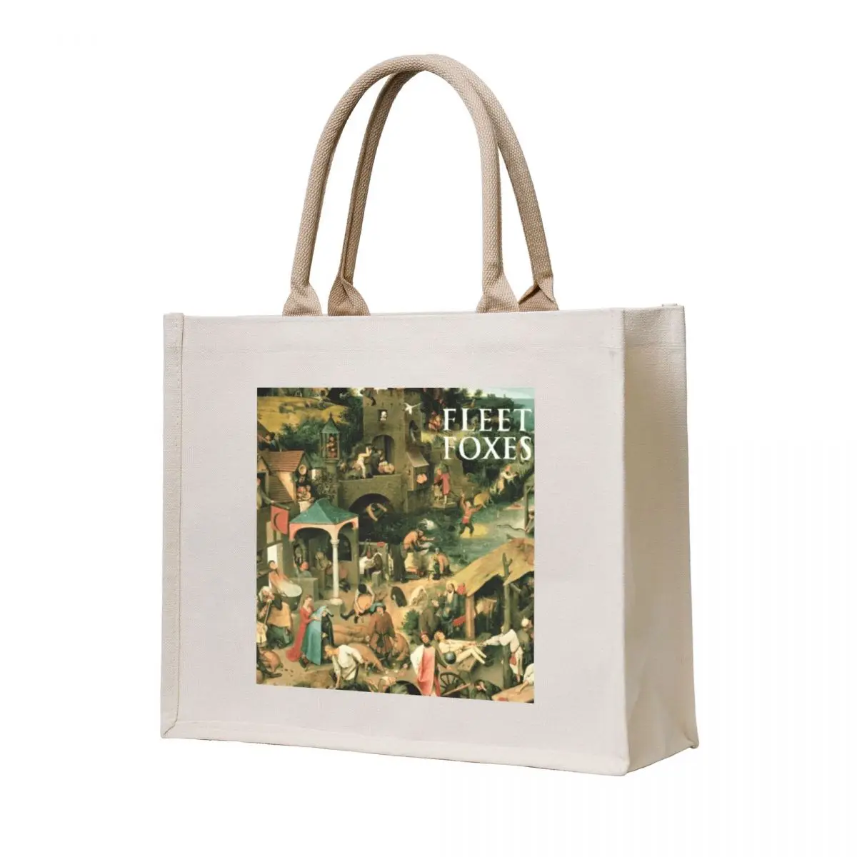 

Fleet Foxes Helplessness Blues Album Cover Tote Bag ecological bags shopping trolley bag shopper bags for women canvas tote bags