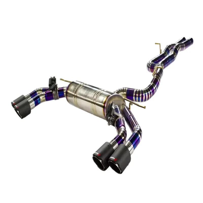 Ultra-Performance Valved Catback Exhaust Pipe In Titanium For Audi RS3