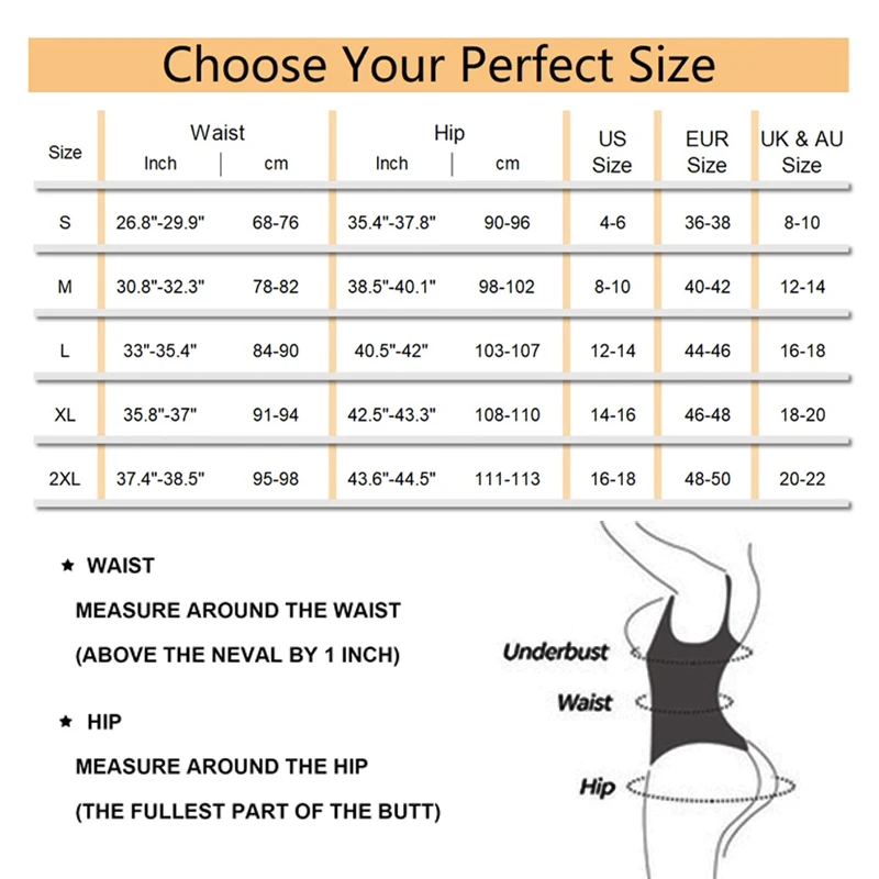 Women\'s Waist Trainer Body Shaper Tummy Control High Waist Flat Belly Panties Butt Lifter Shapewear Slimming Girdle Underwear