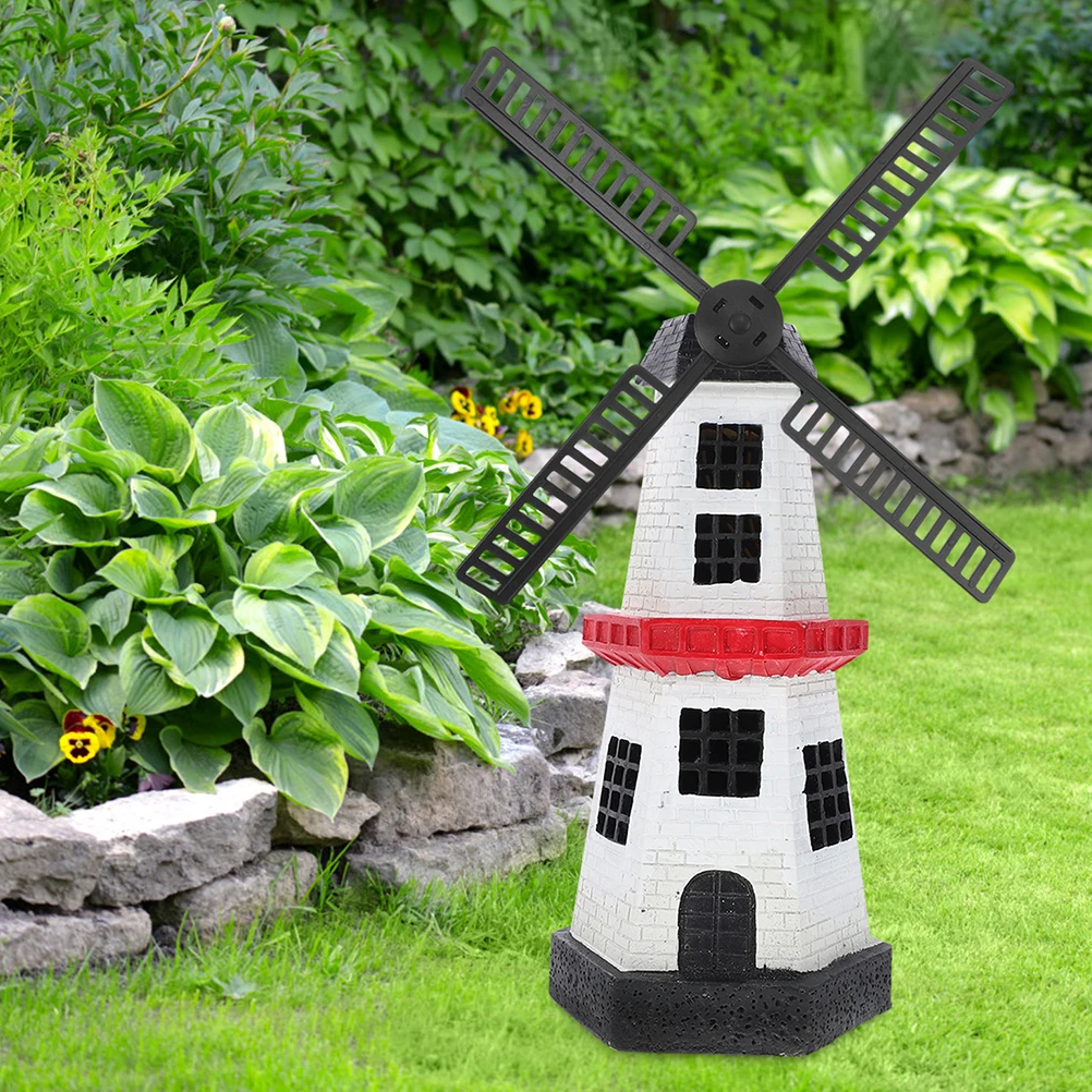 

5Sets Windmill Set Waterproof Durable Plastic Garden Yard Decor Rotating Blades Easy Installation Versatile Use Indoor Outdoor