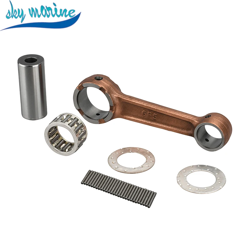 66T-11650-00 Connecting Rod Kit For Yamaha Outboard Motor 2 Stroke 40HP 40X 66T-11651 Boat Engine Aftermarket Parts