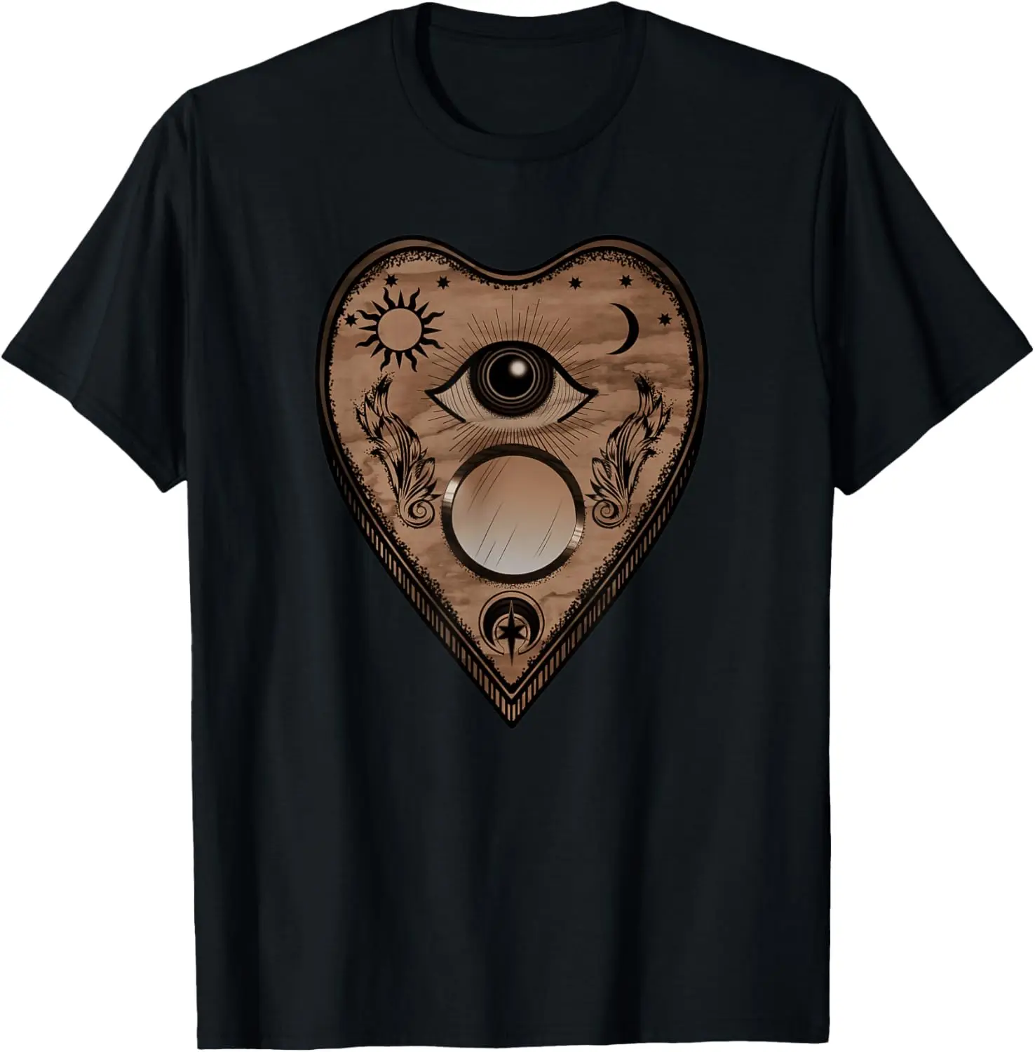 Planchette Halloween Paranormal Spirit Board Gothic Horror T-Shirt