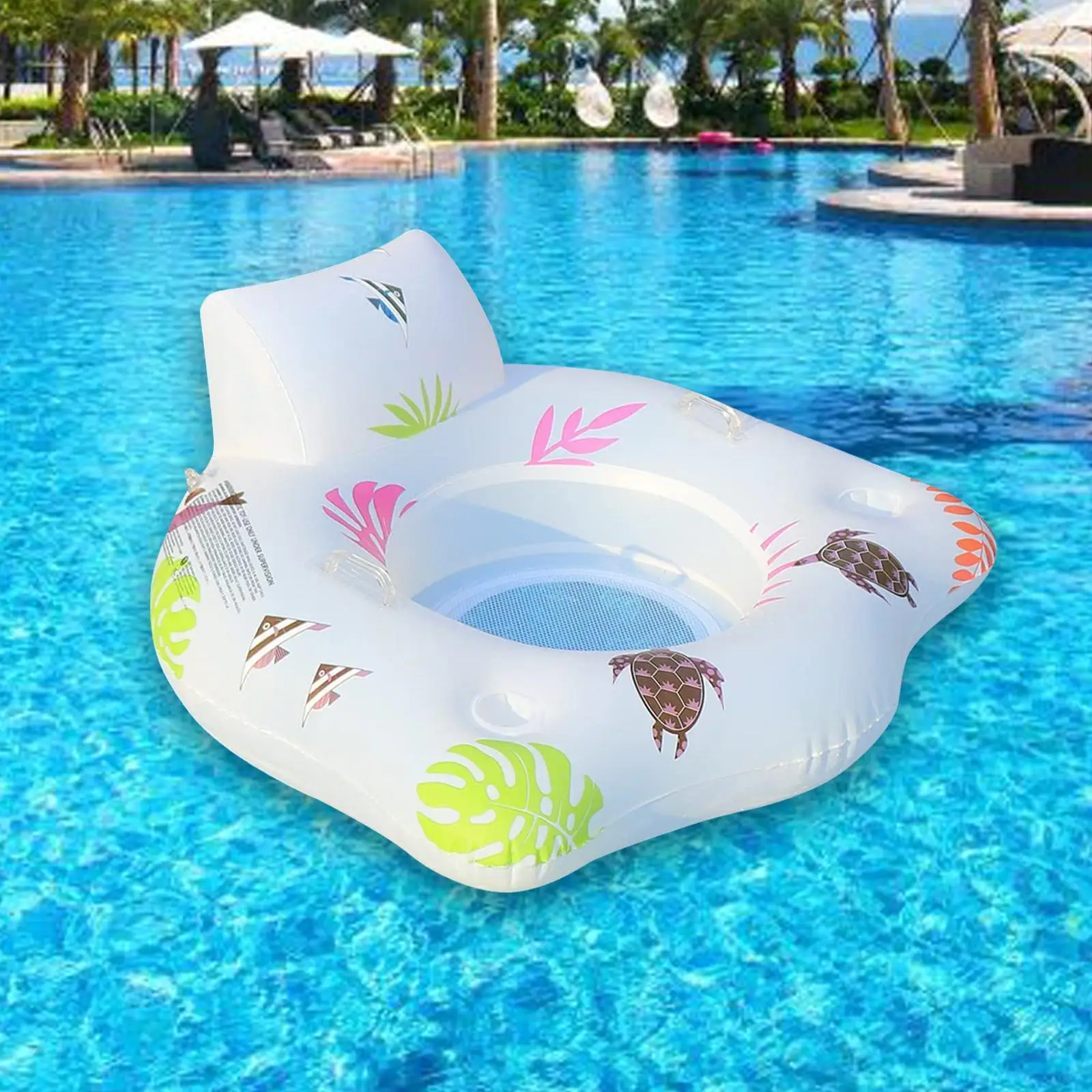 

Pool Float Lounge Pool recliner Lounger Chair Inflatable Pool Floats Portable Water Hammock for Lake Travel Raft Relaxing Water