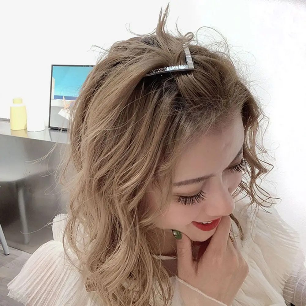 Ornament Wedding Crystal Metal Geometric Hair Clips Hair Jewelry Hair Accessories Hairpins