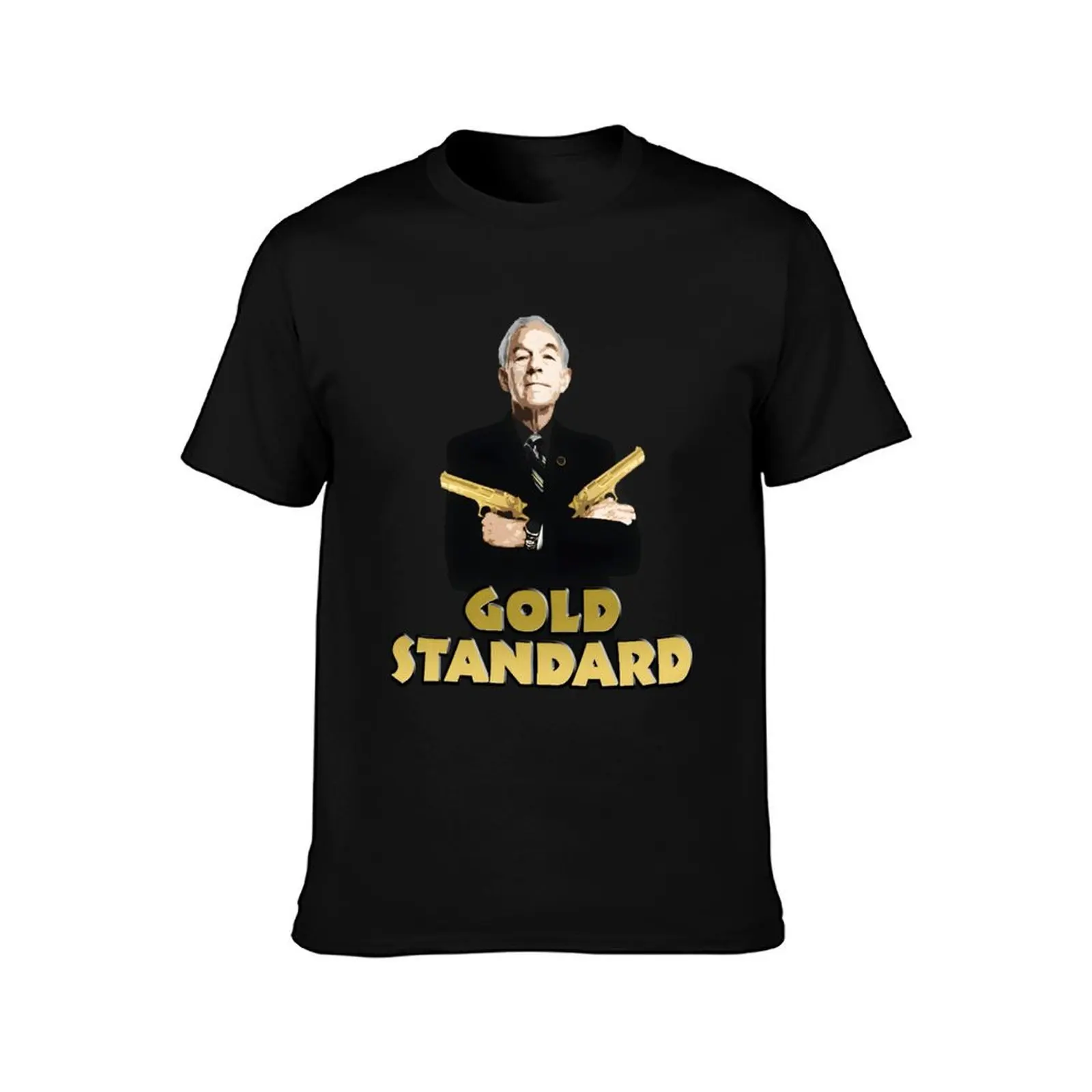 Ron Paul Gold Standard \t \t\t T-Shirt t shirt for man cotton tshirt 100% man t shirts high quality luxury brand T-Shirt #2