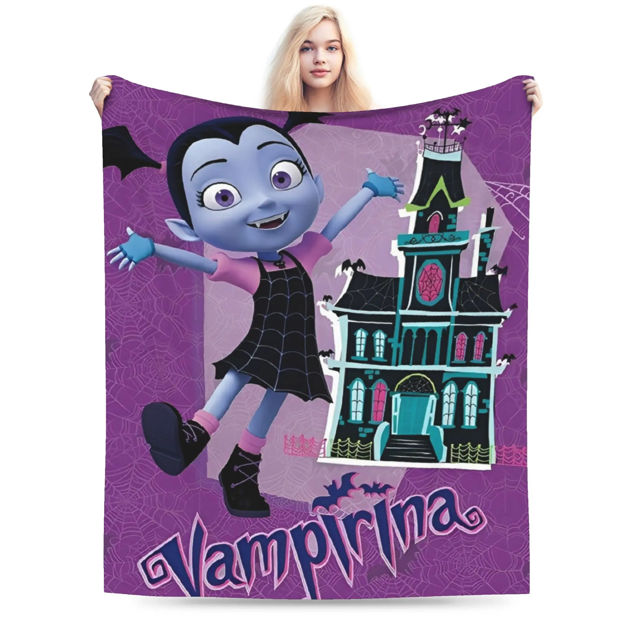 سوبر لينة مصاص دماء في سن المراهقة بطانية مصاص دماء قسط الصوف الفانيلا بطانية سرير خفيفة الوزن الدافئة بطانيات قطيفة استخدام كل موسم #5