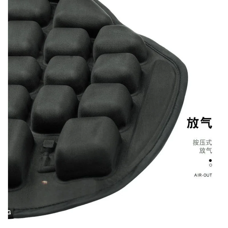 3D anti-gravity inflatable seat cushion cover, shock absorption and breathability, summer