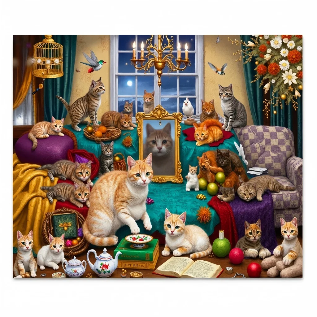Jigsaw Puzzle Adult - Leuke Katten & Honden Puzzel 500-2000