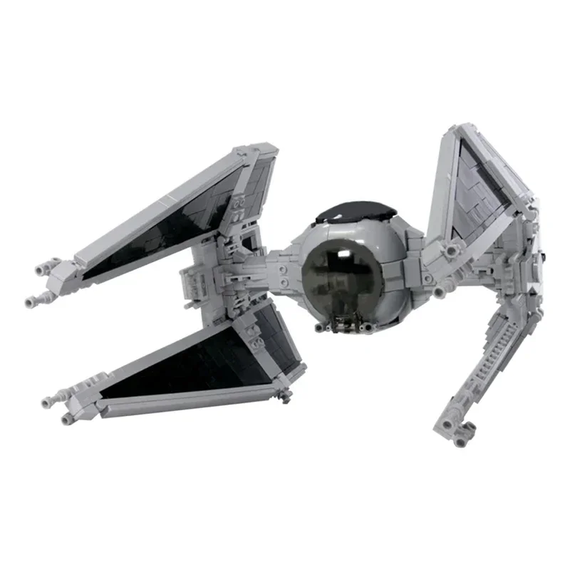 MOC-11974 Space Wars StarFighter Model Avenger TIE Interceptor Building Blocks Set DIY Puzzle Toys for Children Birthday Gift