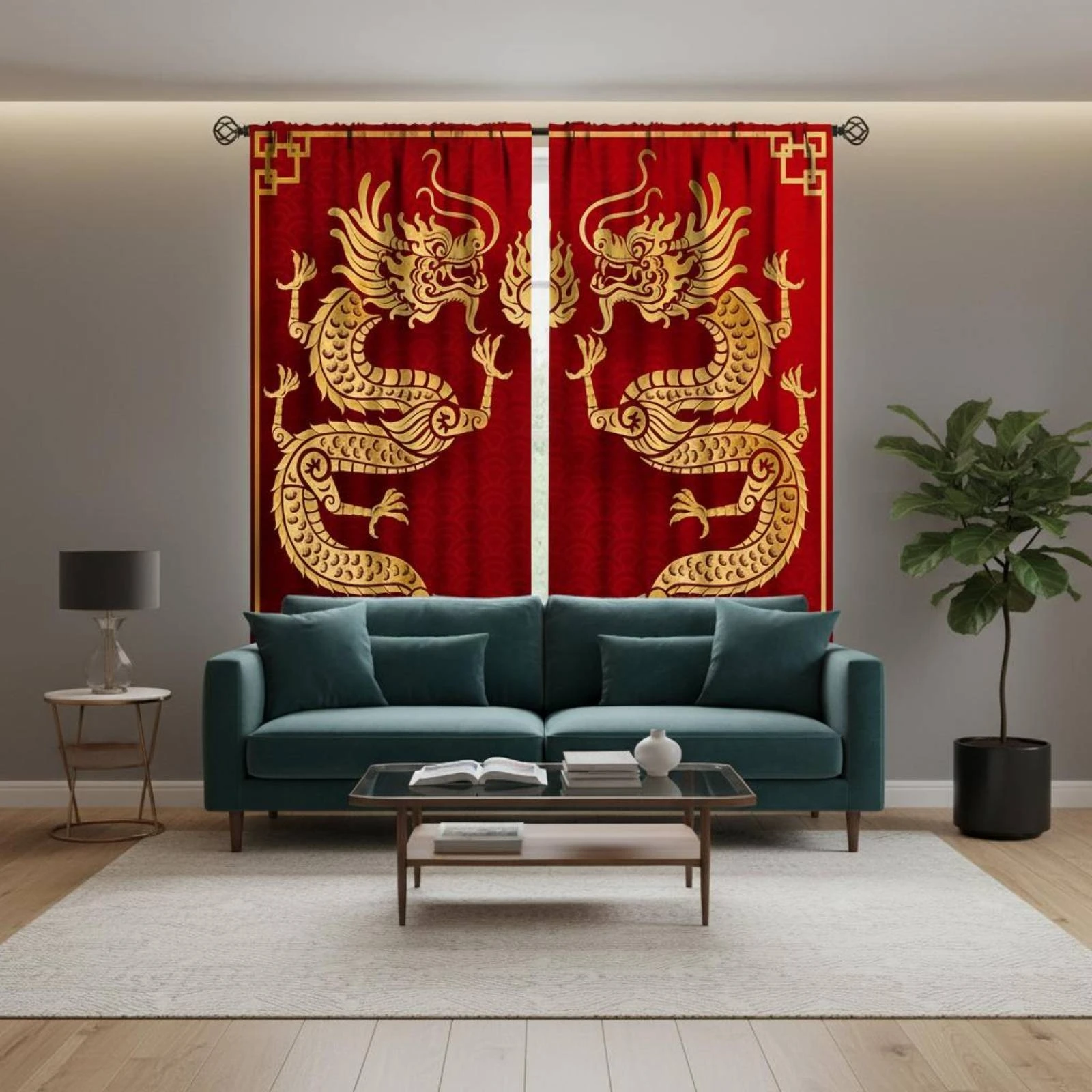 Eyelet Curtain Panel Pair Light Filtering Printed Window Curtains Eyelet Curtains Machine Washable Textile Window Panels Unlined