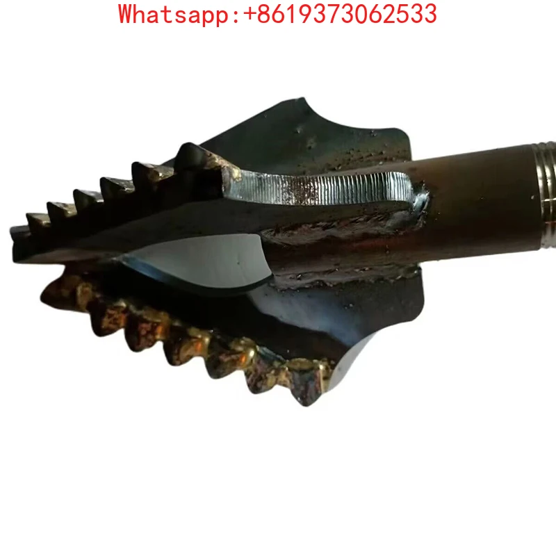 

Буровые долота для труб, малогабаритная буровая установка для водяных скважин, трехлопастное долото для бурения водяных скважин, подходит для слоев грунта и песка, буровое долото 1 дюйм