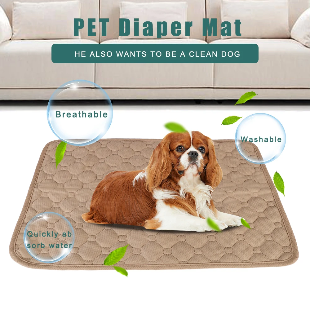 Urine Absorbent Waterproof Dog Pet Environment Protect Washable Diaper Mat Reusable Training Pad Car Seat Cover