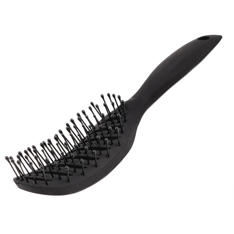 Portable TravelFolding Hair Brush Compact Pocket Hair Comb Double-headed Anti-Static Comb 4 Colors