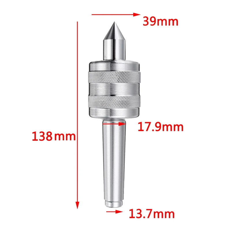 MT2 0.001 tornio Live Center Taper Tool Live girevole centro di fresatura conico accessori per macchine