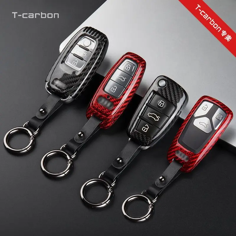 

Authentic Carbon Fiber Key Case for Select Audi Models | A4/A5/A6/A7 & A3/TT/RS3 & New A6/A7