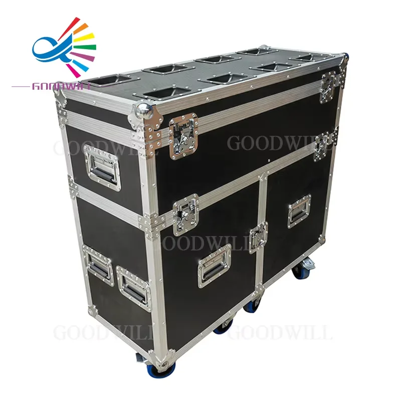 Professional Speaker Flight Case for Powered Column Speaker Systems Heavy Duty Road Box for Professional Audio Events Pro