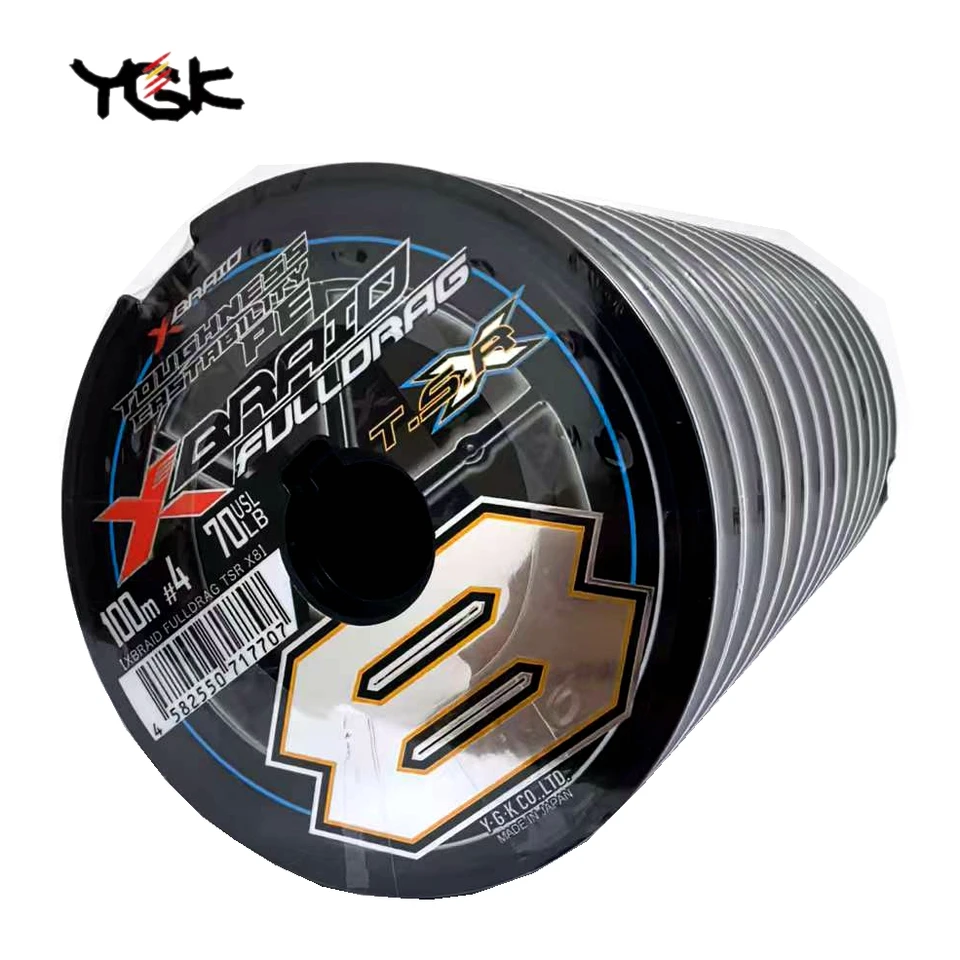 Original YGK X-BRAID FULLDRAG TSR X8 Fishing Line 100m/300m Japan