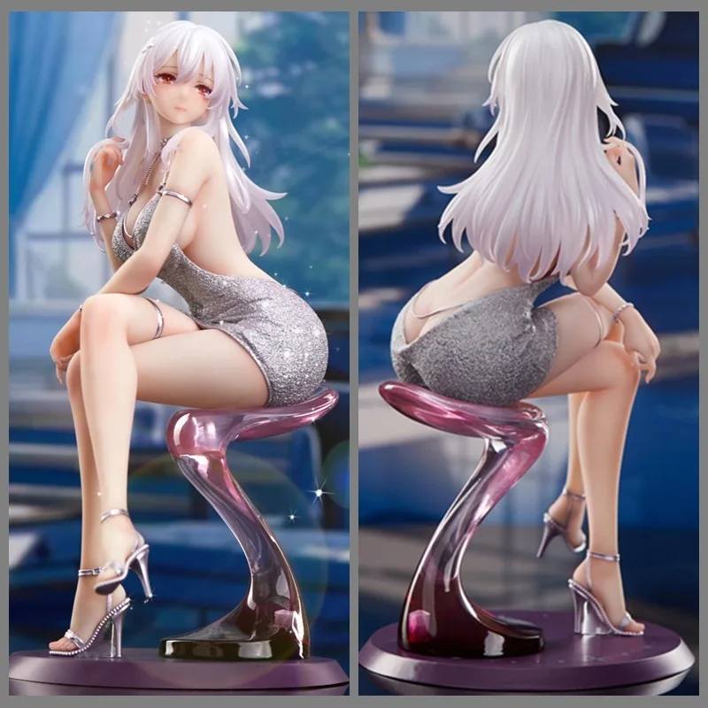 

Anime Figures Lina 2d Sitting Figure Pvc Action Figures Desktop Ornament Car-Mounted Beautiful Girl Model Collectible Toys Gifts