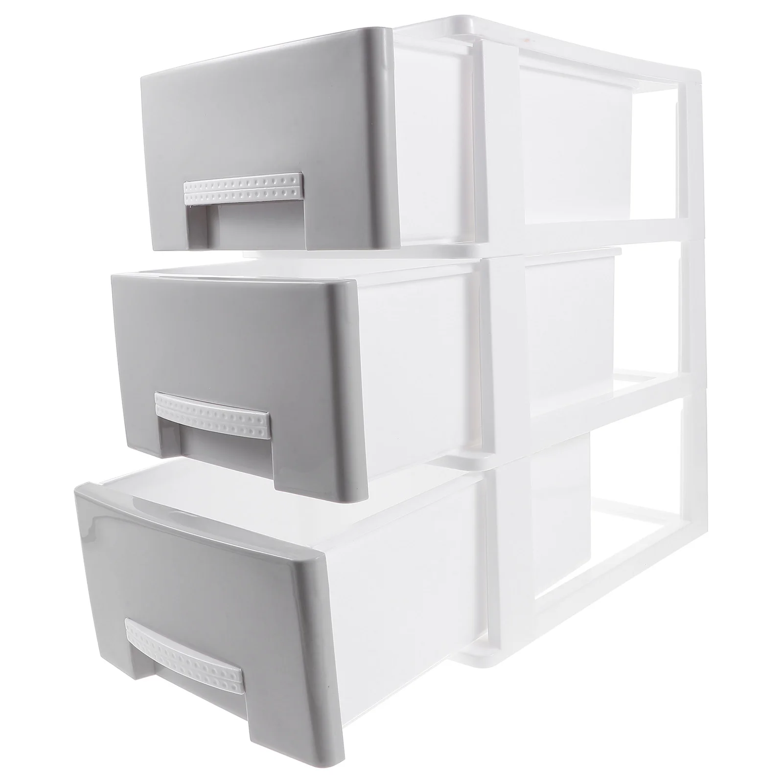 

Three Layer Desktop Drawers Storage Box Grey Plastic Desk ganizer Student Desktop Drawer Shelving Units
