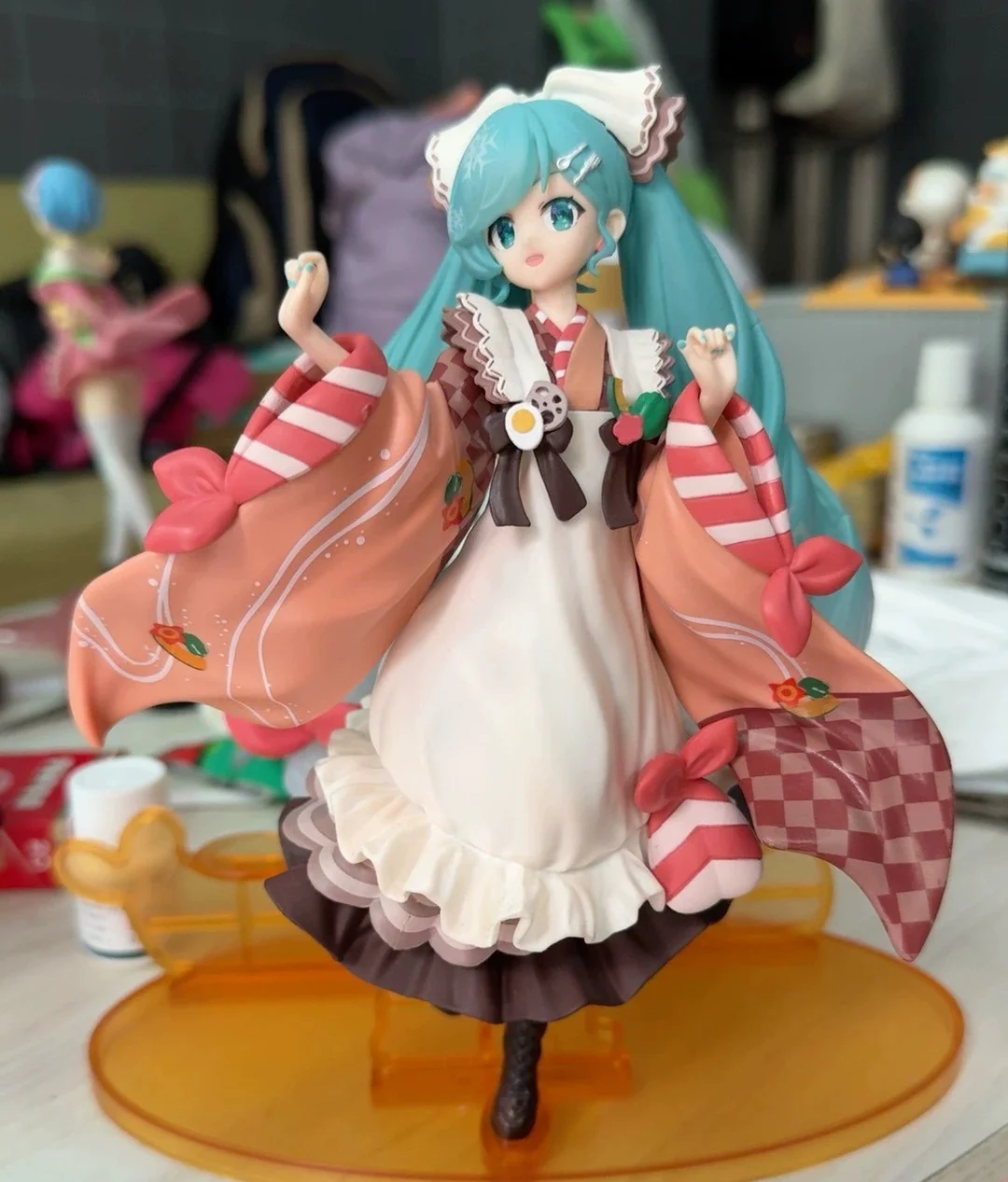 Bandai Genuine Hatsune Miku Second Season 2024 Ichiban Kuji Snow Miku Figure Anime Model Doll Collectible Toys Cute Xmas Gift