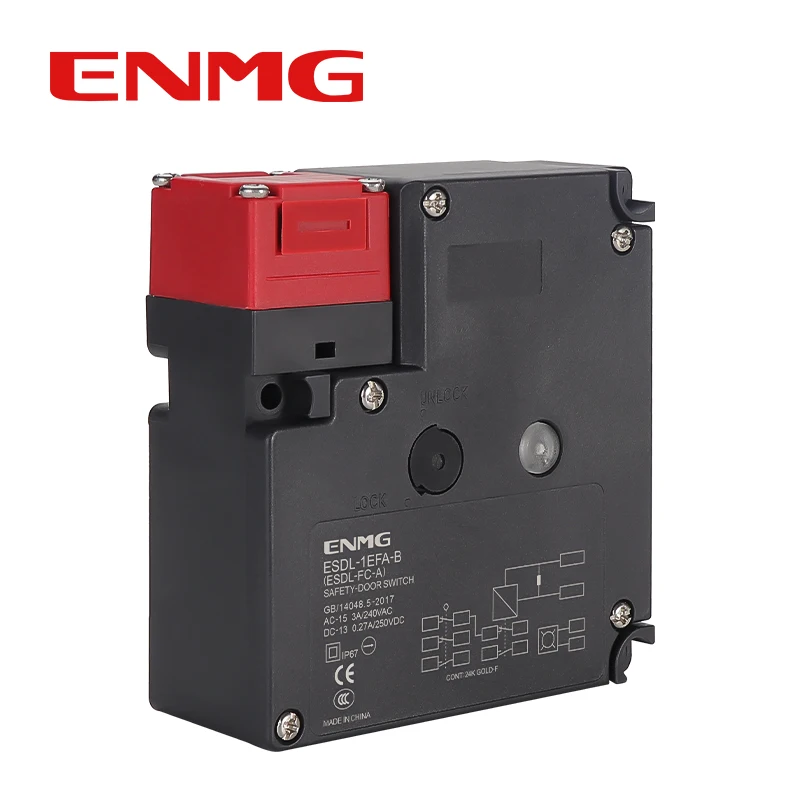ENMG ESDS 안전 도어 스위치 플러그인 도어 잠금장치 CNC 기계 기계식 잠금 ESDL 리미트 스위치 보호 잠금 스위치