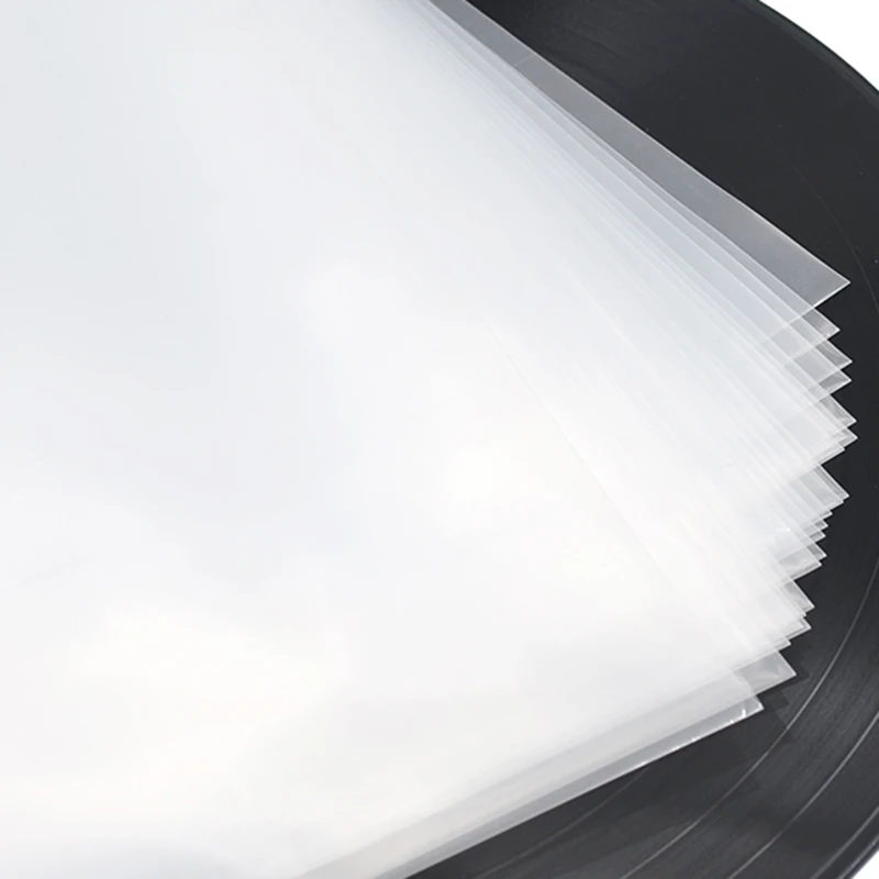 

30 Flat Open Top Bag 6.7Mil Strong Cover Plastic Vinyl Record Outer Sleeves for 12 Inch Double / Gatefold 2LP 3LP 4LP