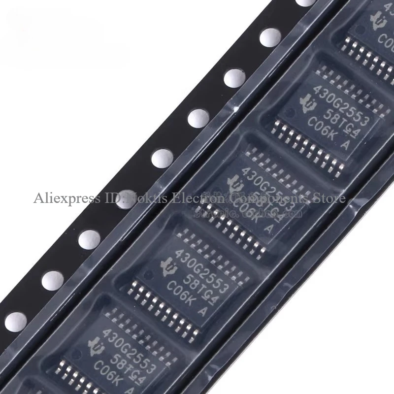 

100% новый оригинальный подлинный 10 шт. TSSOP20 MSP430G2553IPW20 16-битный микроконтроллер (MCU)