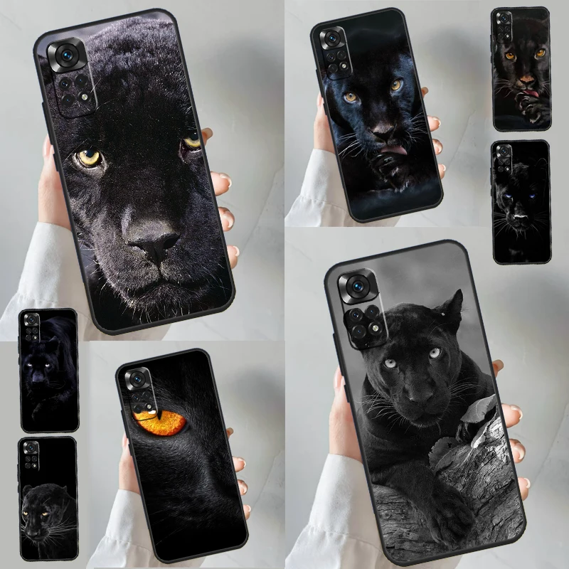 Cheetah Panther Case For Xiaomi Redmi Note 12 Pro Plus Note 10 9 8 11 Pro 9S 10S 11S 12S 9C 10C 12C Cover