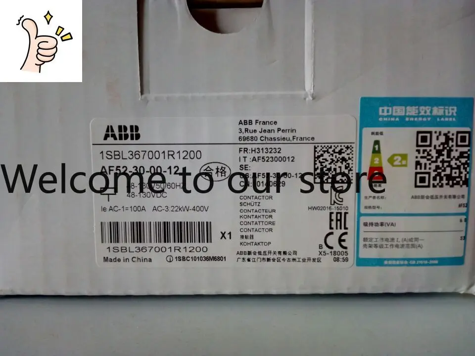 [Nuevo, Original y Genuino] Contactor ABB, AF52-30-00-12 * 48-130V DC AC Compartido
