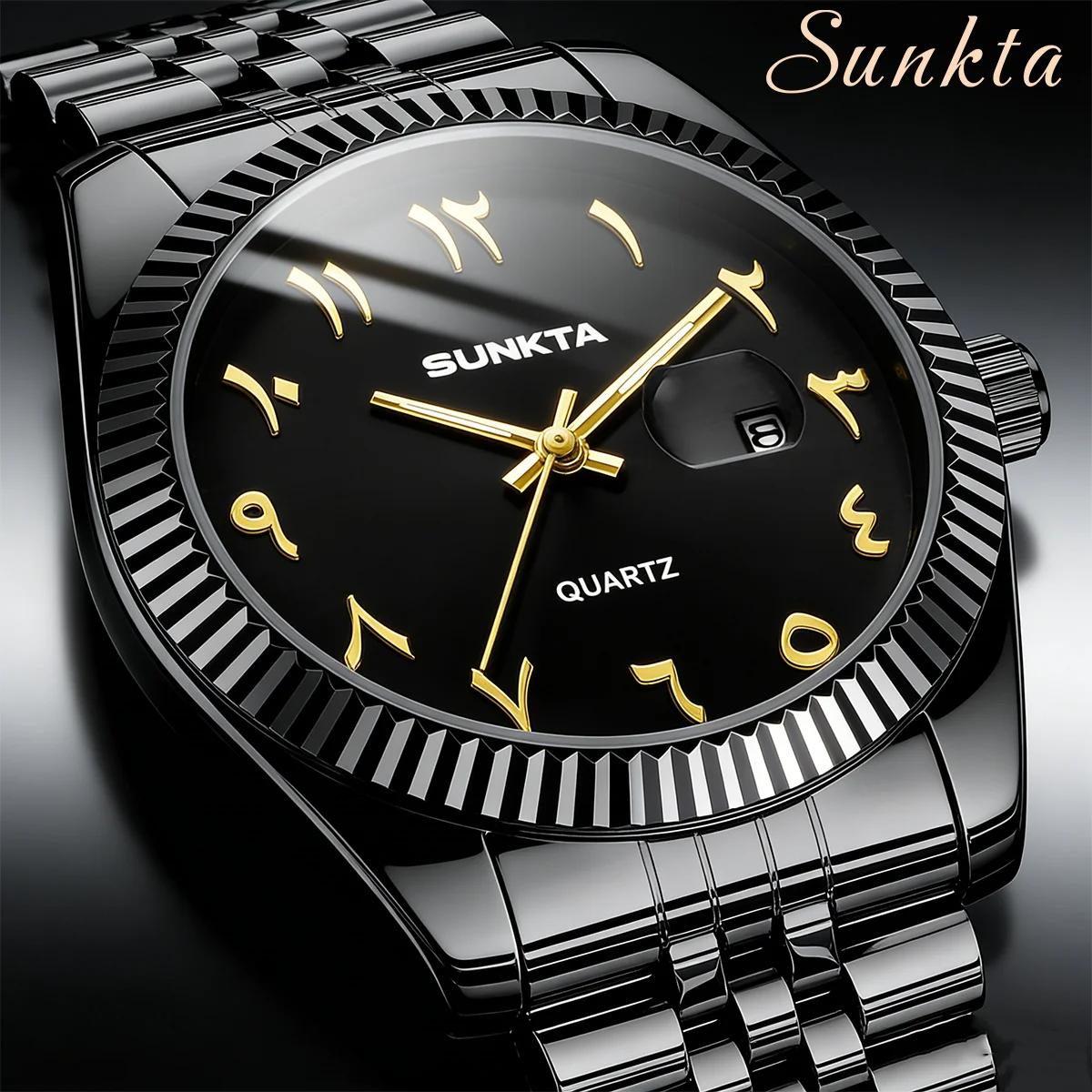 

SUNKTA Высокое качество с бриллиантами мужские часы лучший бренд бизнес роскошные кварцевые часы для мужчин наручные часы из нержавеющей стали Reloj Hombre