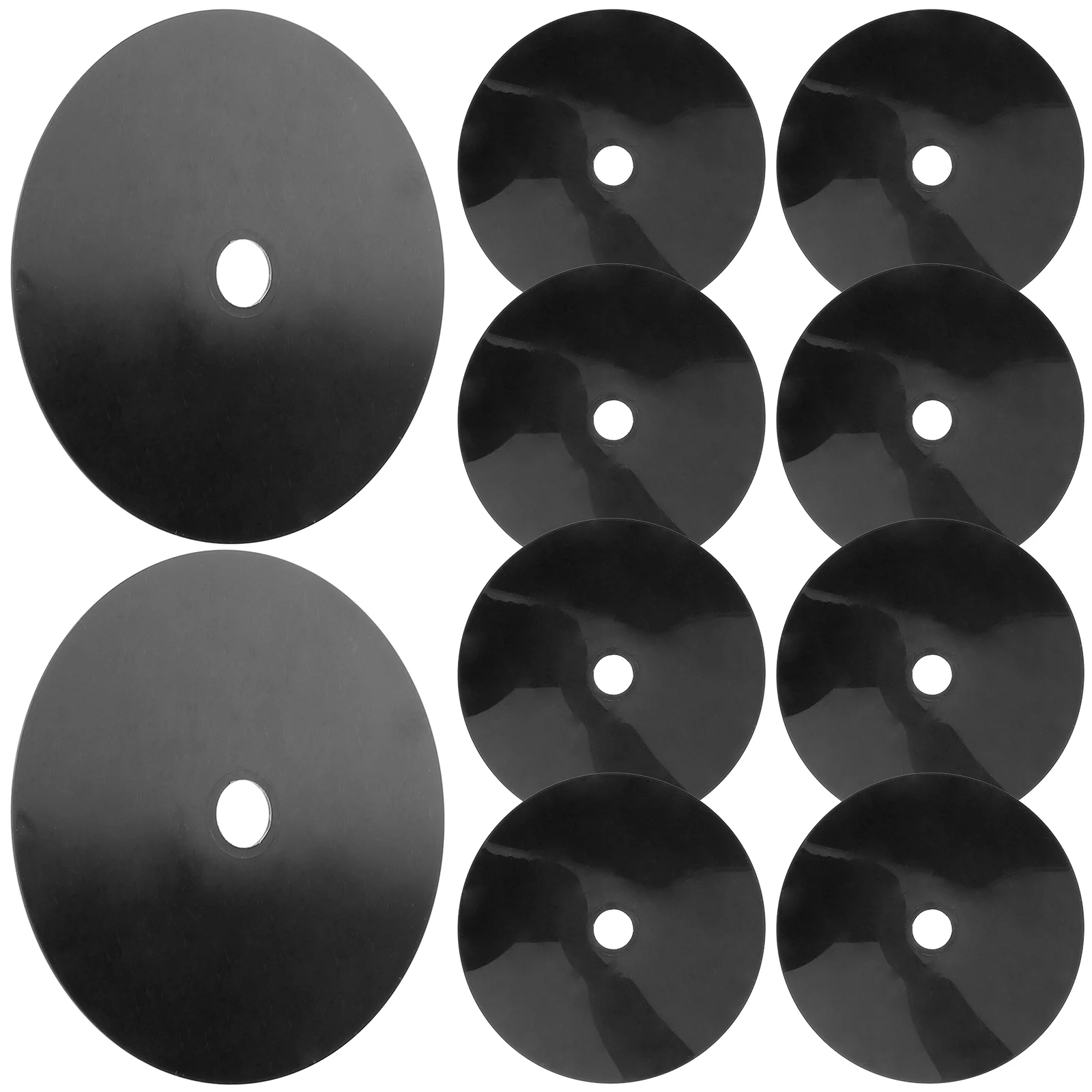 10 Pcs Blue Decorations Disc Decorative Disks for Wall DIY Ornament Multi-function CD Optical Convenient