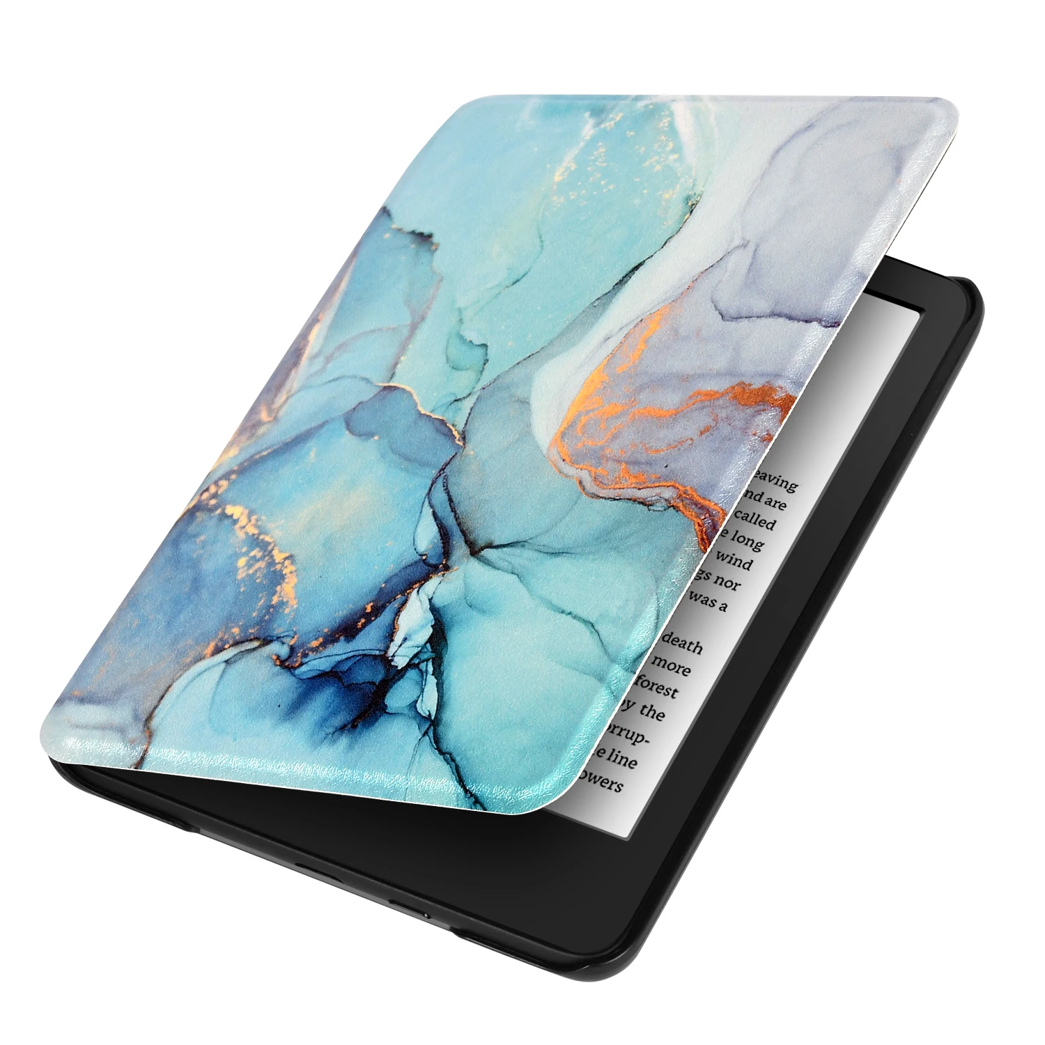 Smart Case for New Kindle 11th RS23CV Premium PU Leather Painted Hard Cover for Kindle 11th C2V2L3 Magnetic Protective Slimshell