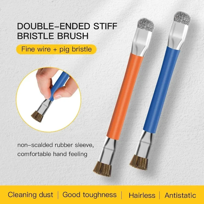 Wholesale Double Headed Anti-Static Safe Brush Motherboard PCB Cleaning Brushes for Electronics Circuit Board Metal Surface Rust