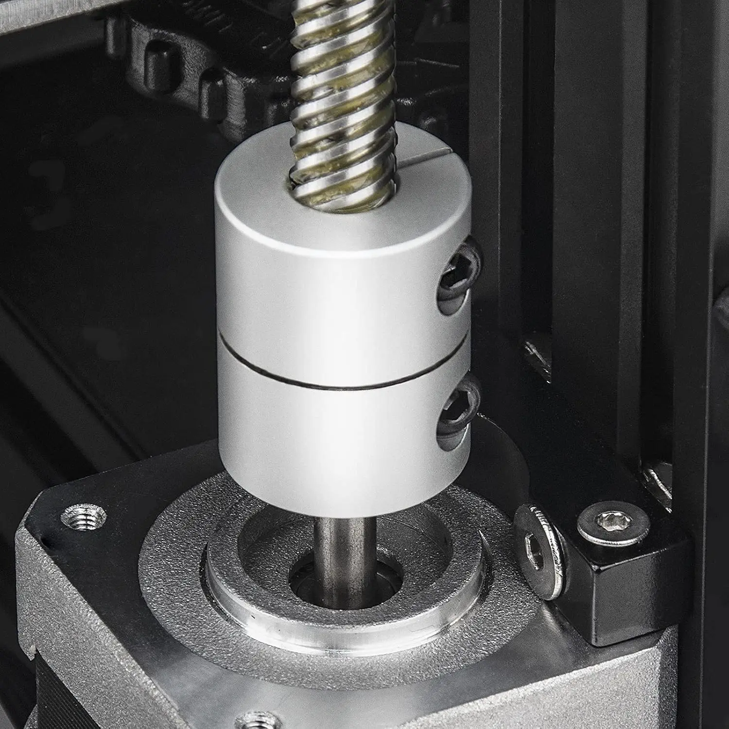 Offizielle flexible Creality-Kupplungen, 5 mm bis 8 mm, 3D-Wellenkupplung, Aluminiumgehäuse, starre Kupplung für Ender 3 V2/PRO/CR10-Serie – Detail 5