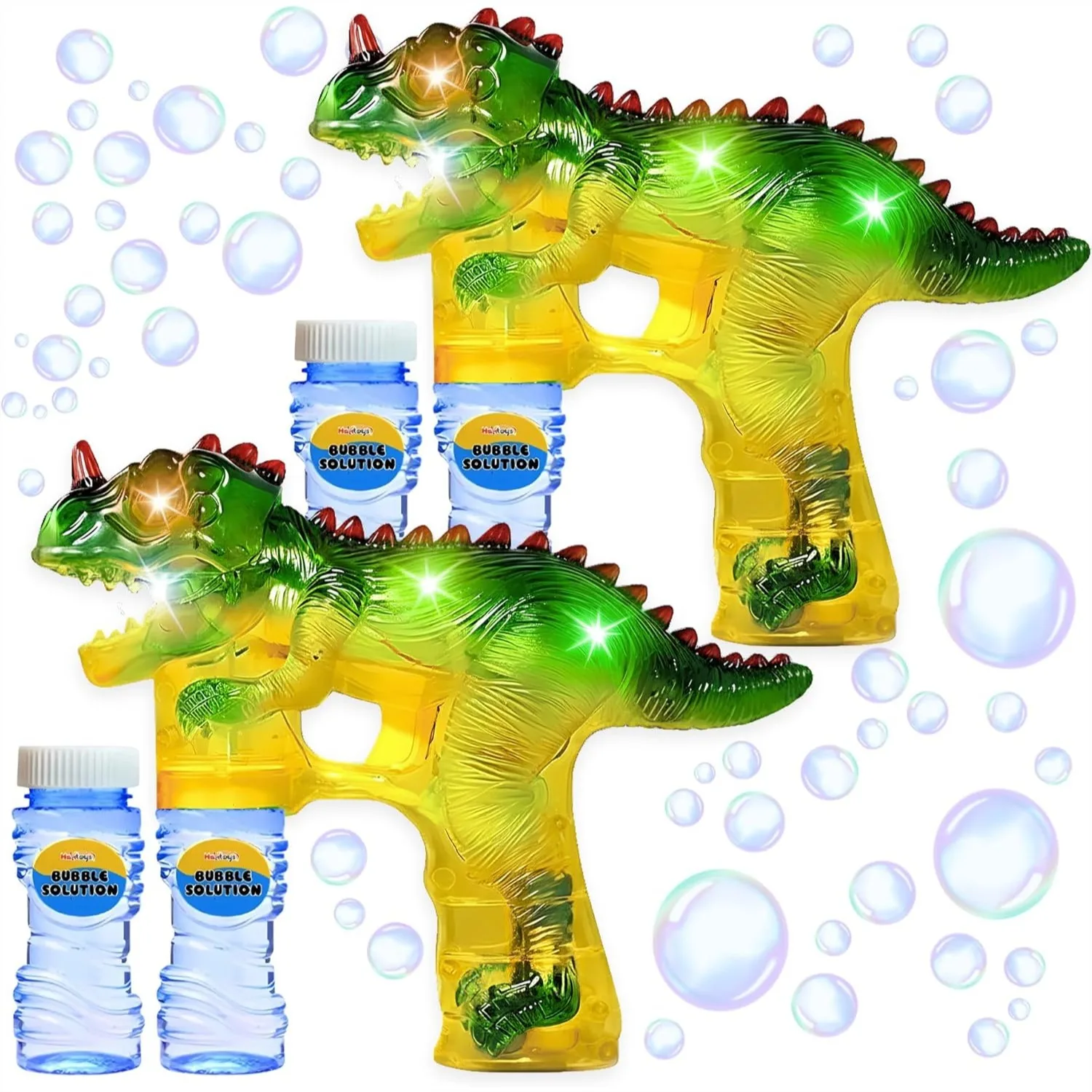 

Automatic Bubble Machine Toy for Kids, Dinosaur Bubble Gun for Outdoor Play, Continuous Bubbles Blower for Toddlers Boys Girls