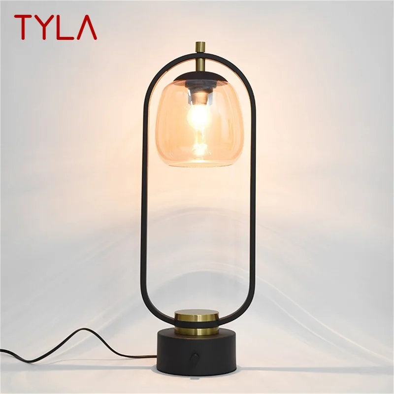 TYLA Postmodern Classical Table Lamp Retro Design Desk Light Decorative for Home Living Bedroom