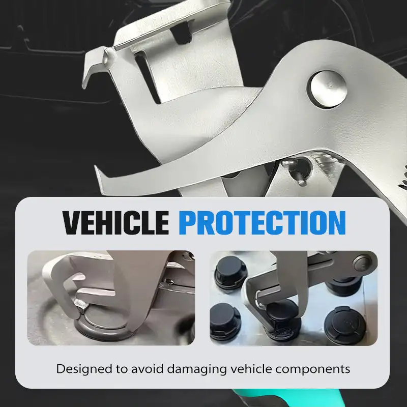 

2025 Grooved Car Clip Pliers Disassembly Tool with Automatic Radial Style Jaw for Automotive Trim Clip Removal Automatic Pliers