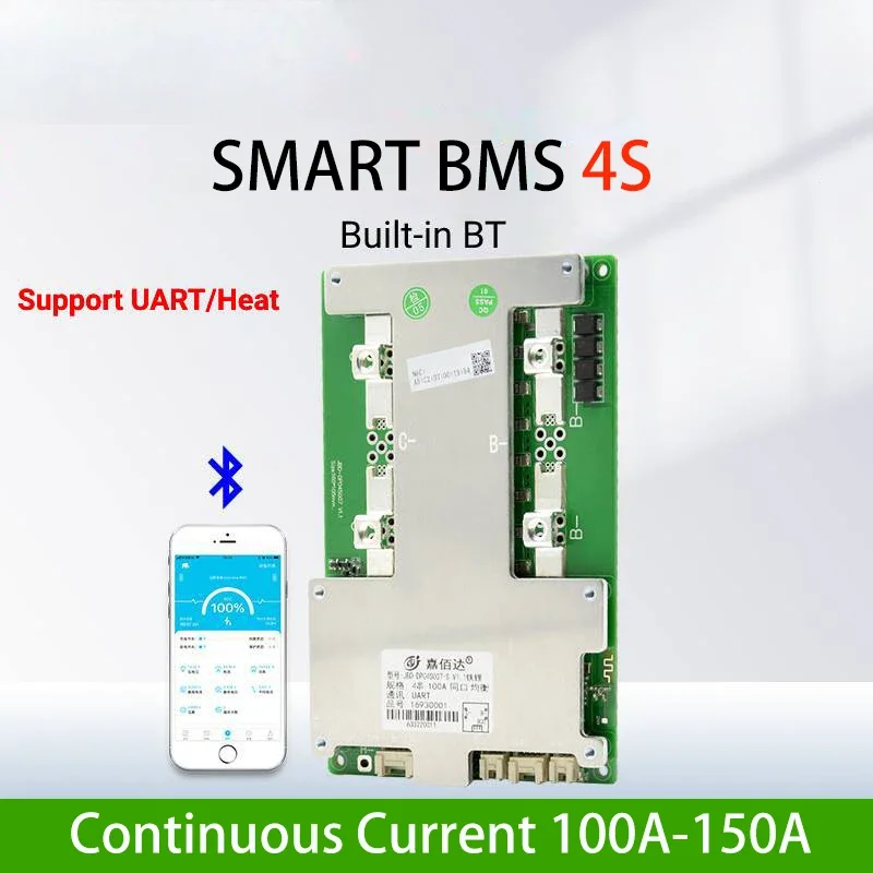 Jbd smart bms 4s li-ion 4s lifepo4 100a 150a 12v bms unterstützen Serien verbindung gleiche Port